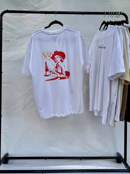 No Small Men or Small Talk Tee