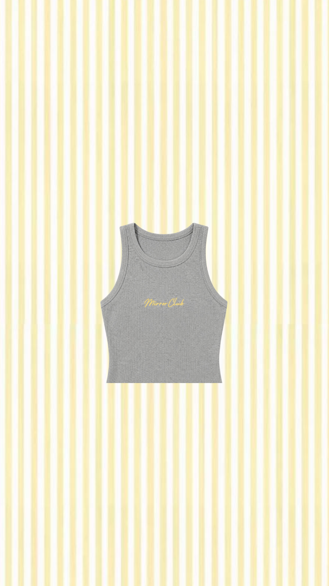 Mirrorball Grey Tank