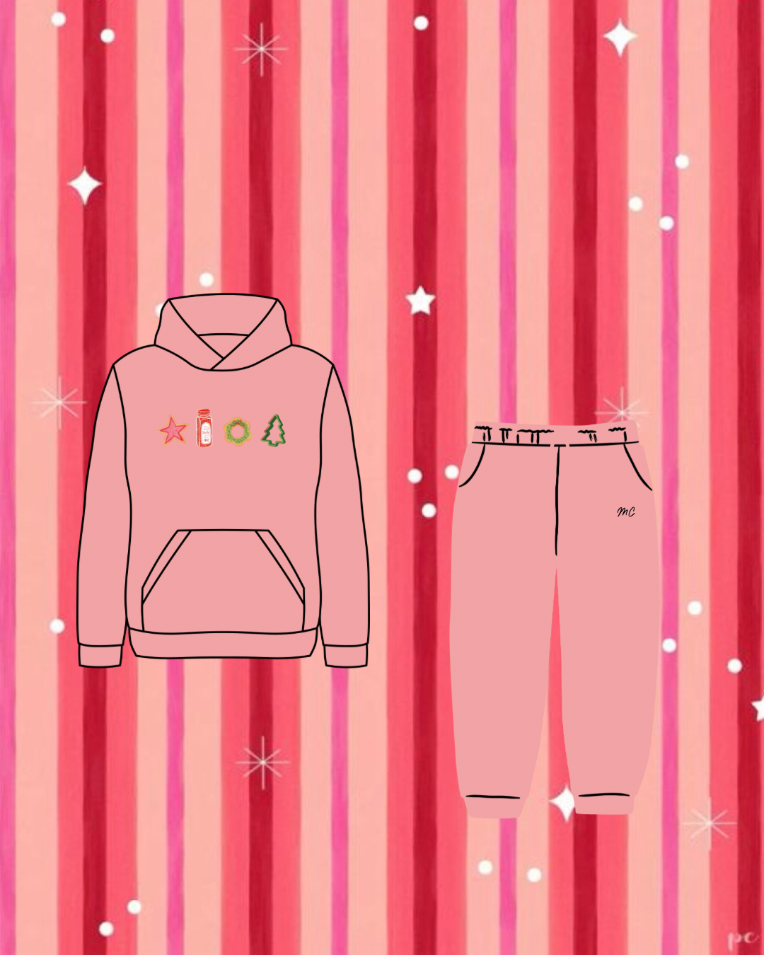 Christmas Cookie Relaxed Hoodie